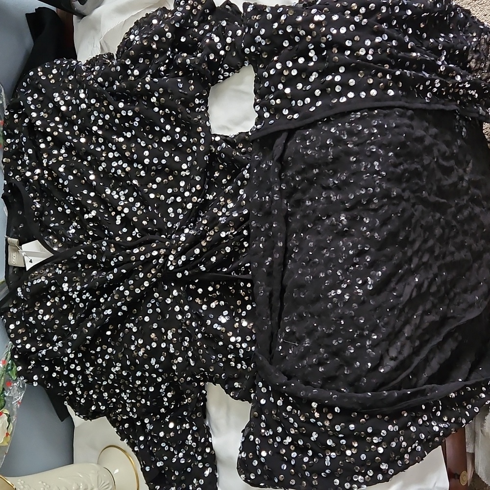 ASOS Black Sequin Dress
